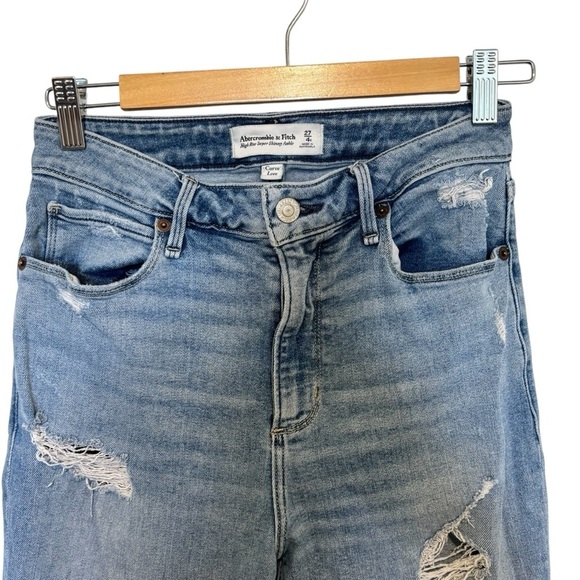 Abercrombie & Fitch Jeans Women's Size 27 The Super Skinny Ankle High Rise - Picture 6 of 9